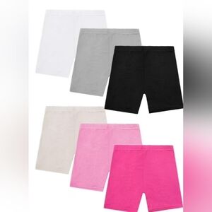 DD - Girls Dance Shorts 6 Pack 4-5T